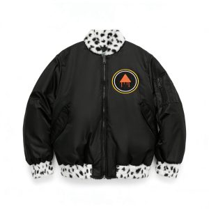 Frienemies Fur Reversible Bomber Jacket