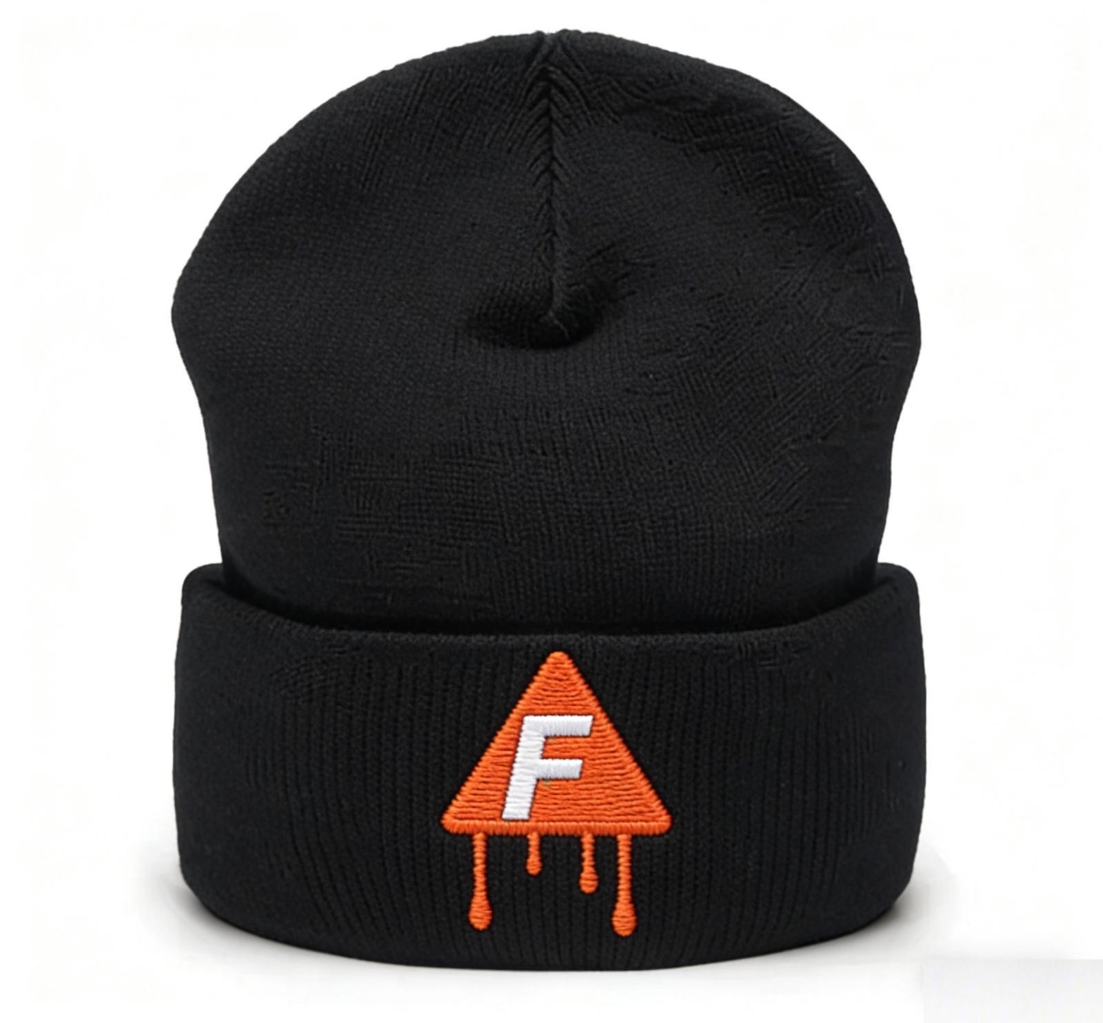 Frienemies Embroidered Beanie – Black