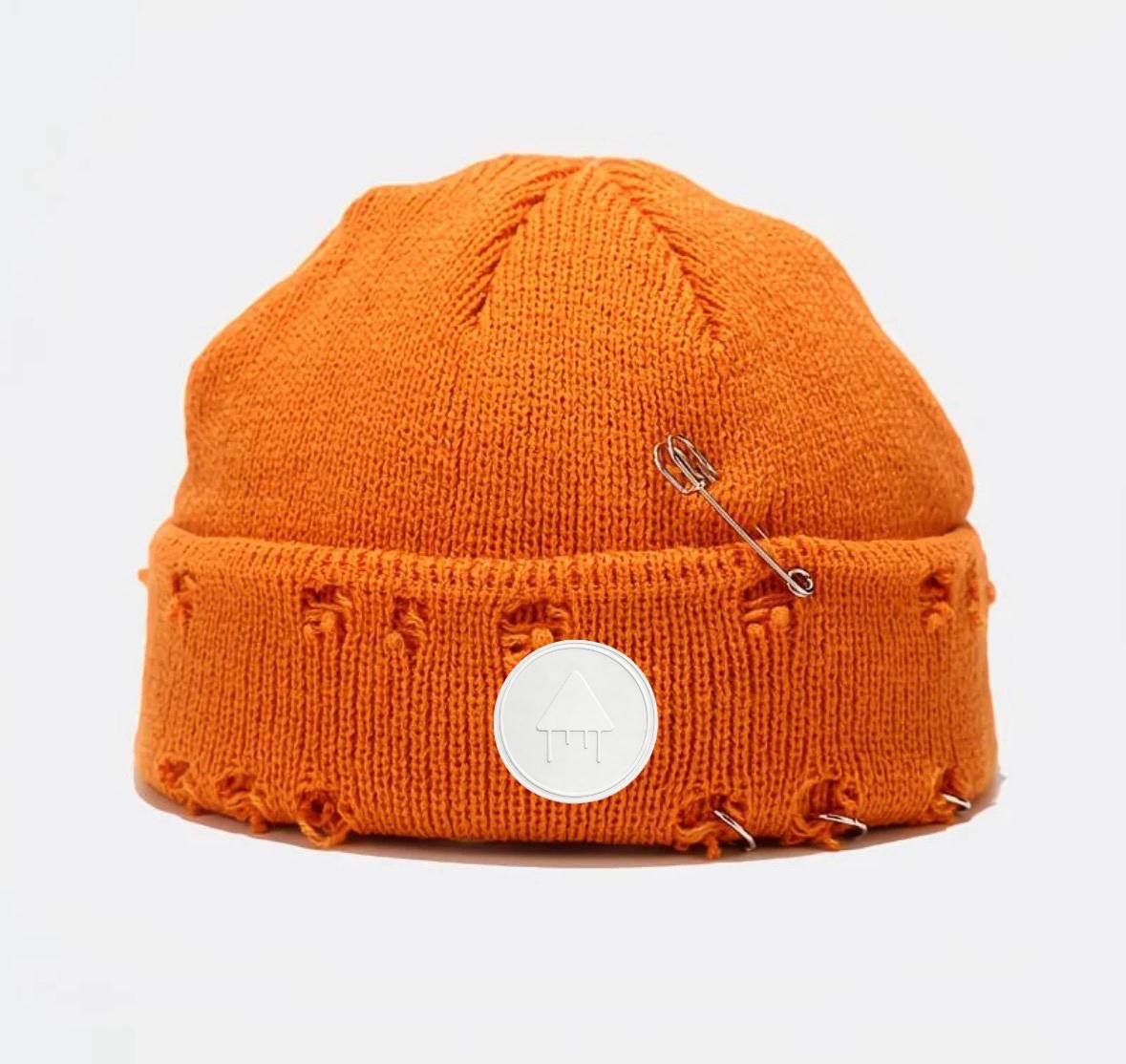 Frienemies Distressed Knit Beanie
